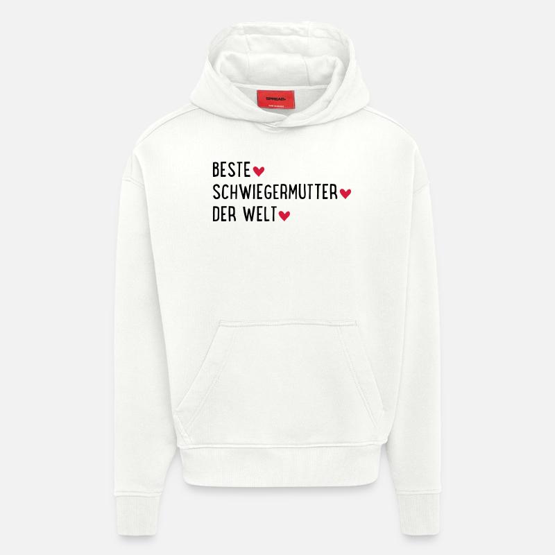 Beste Schwiegermutter der Welt - Hoodie- made by SPREAD  - OFF WHITE