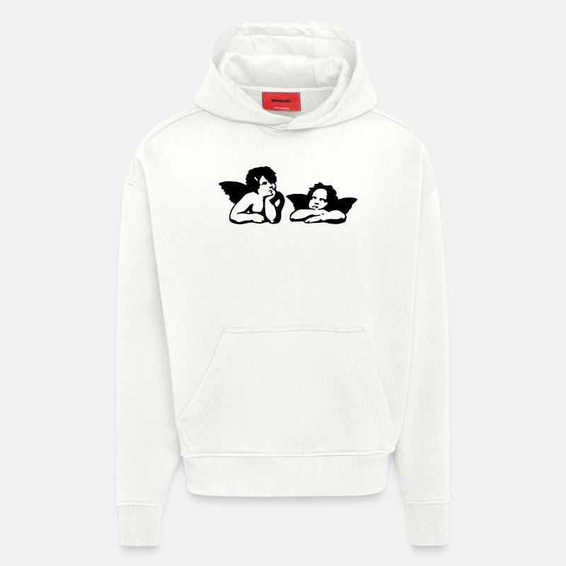 Engel Raffael - Hoodie- made by SPREAD  - OFF WHITE