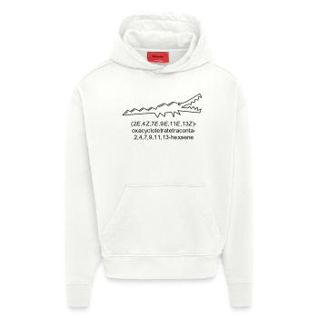 Crocene - chemisches Krokodil - Hoodie- made by SPREAD  - OFF WHITE - Vorne