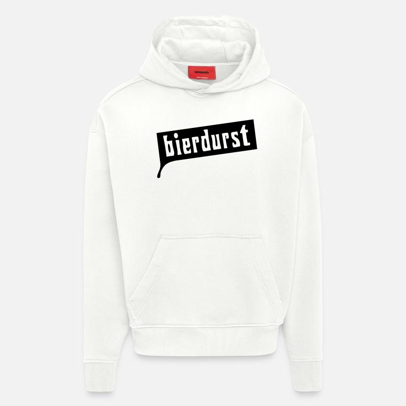 Durst auf Bier - Hoodie- made by SPREAD  - OFF WHITE