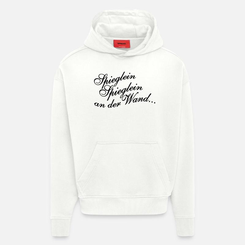 Spieglein Spieglein an der Wand - Hoodie- made by SPREAD - OFF WHITE