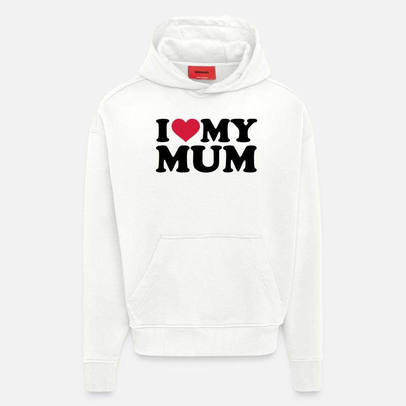 Mama - Hoodie- made by SPREAD  - OFF WHITE