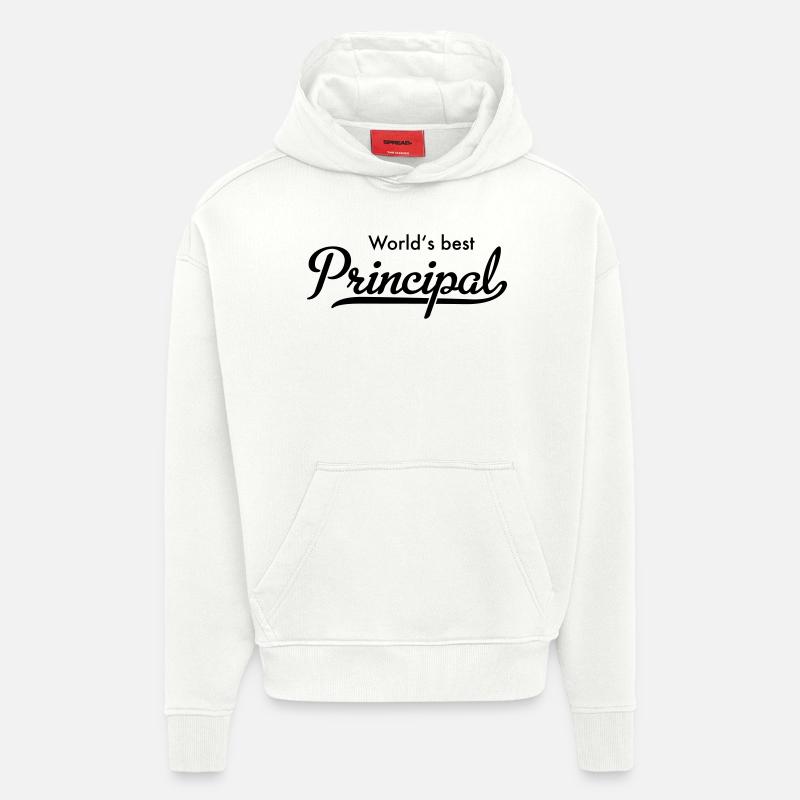 Principal - Sweat à capuche bio épais oversize fabriqué en UE - OFF WHITE
