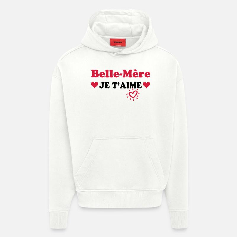 Stiefmutter, ich liebe dich - Hoodie- made by SPREAD  - OFF WHITE