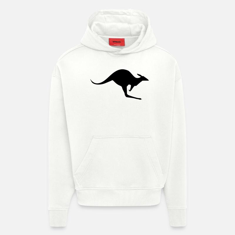 Känguru - Hoodie- made by SPREAD  - OFF WHITE