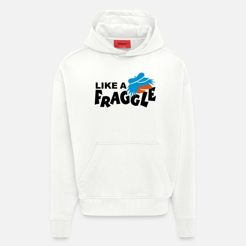 COMME UN Fraggle - Sweat à capuche bio épais oversize fabriqué en UE - OFF WHITE