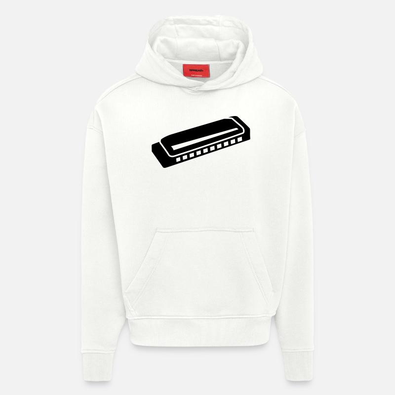 Harmonica - Hoodie- made by SPREAD  - OFF WHITE