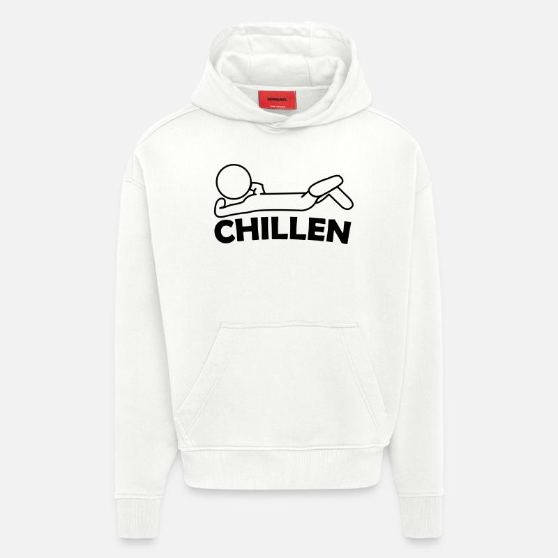 chillen - Hoodie- made by SPREAD  - OFF WHITE