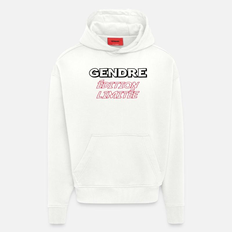 Limitierte Auflage GENDRE - Hoodie- made by SPREAD  - OFF WHITE