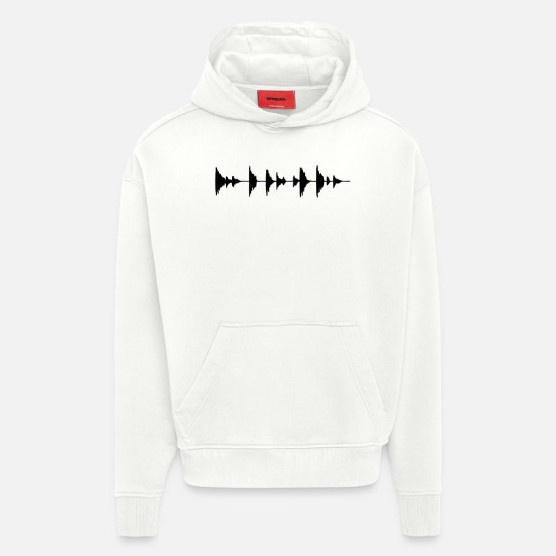 Waveform - Sample - Drumloop - Hoodie- made by SPREAD  - OFF WHITE