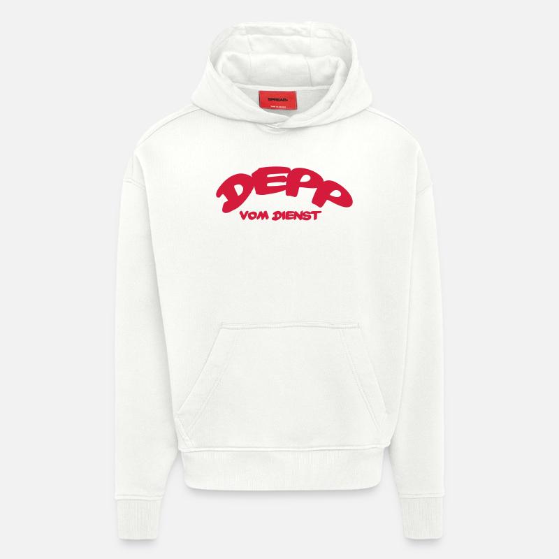 Depp Vom Dienst - Hoodie- made by SPREAD  - OFF WHITE