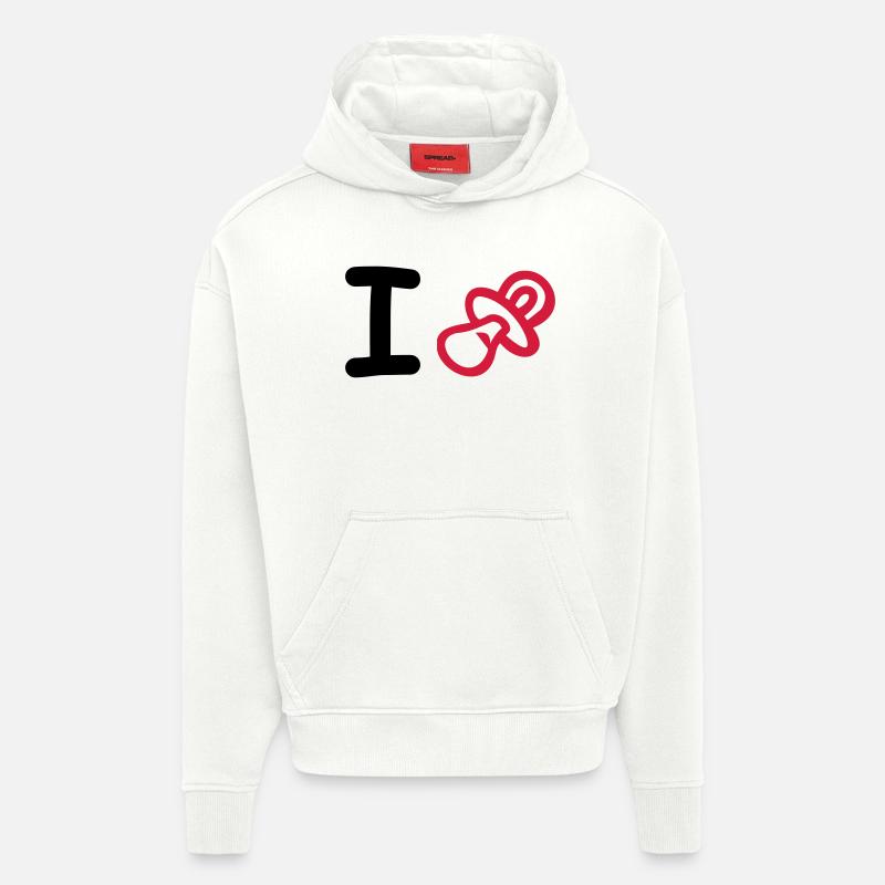Schnuller - Hoodie- made by SPREAD  - OFF WHITE