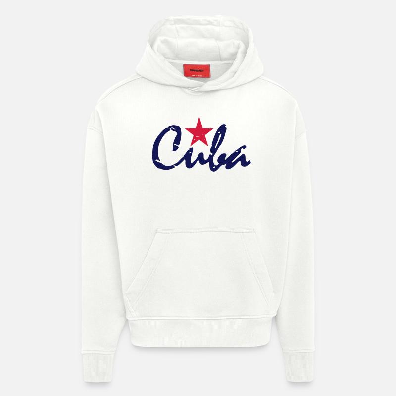 cuba_vec_2 fr - Sweat à capuche bio épais oversize fabriqué en UE - OFF WHITE