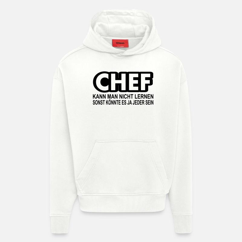chef - Hoodie- made by SPREAD  - OFF WHITE