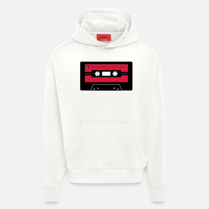Kassette_farbe - Hoodie- made by SPREAD  - OFF WHITE