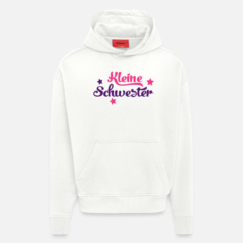 Kleine Schwester - Hoodie- made by SPREAD  - OFF WHITE
