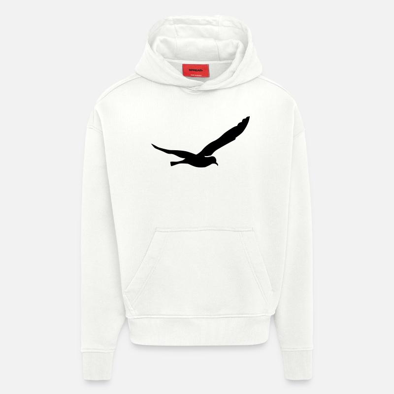 Möwe - Hoodie- made by SPREAD  - OFF WHITE