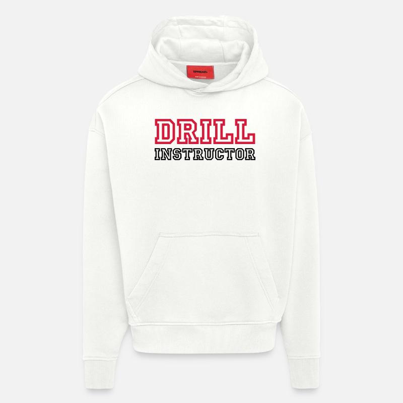 Drill Instructor - Hoodie- made by SPREAD  - OFF WHITE