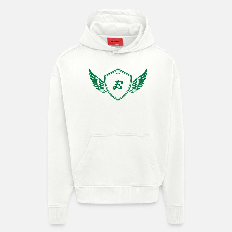 wappen e - Hoodie- made by SPREAD  - OFF WHITE