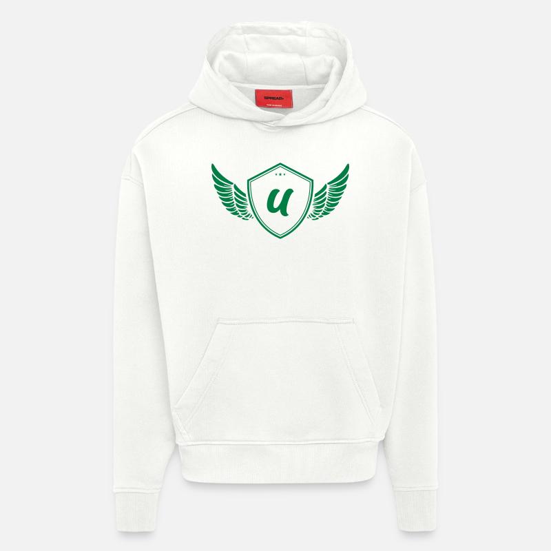 wappen u - Hoodie- made by SPREAD  - OFF WHITE