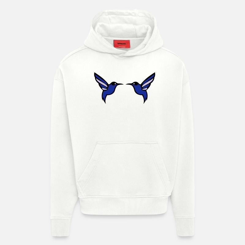 kolibri vogel 2 - Hoodie- made by SPREAD  - OFF WHITE
