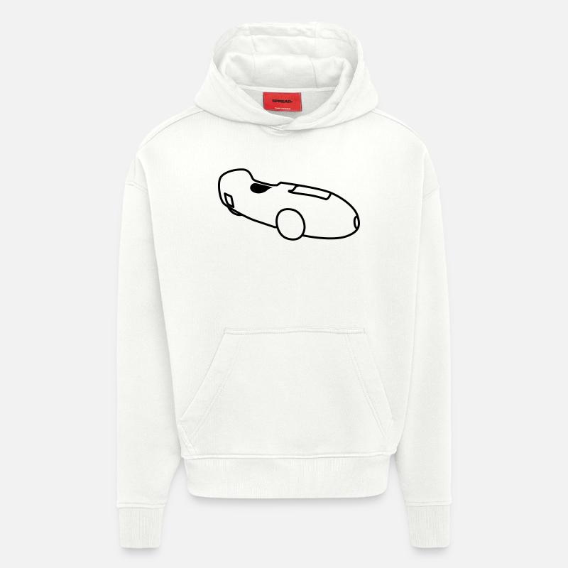 Velomobil DF - Hoodie- made by SPREAD - OFF WHITE