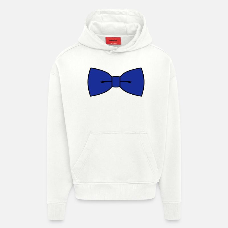 papillon - Sweat à capuche bio épais oversize fabriqué en UE - OFF WHITE