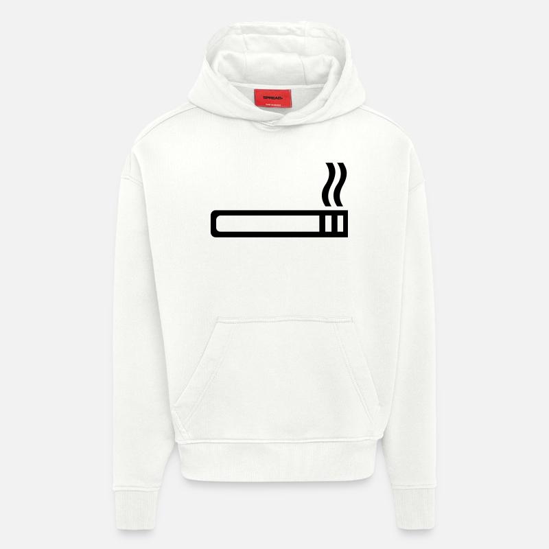 Zigarette - Hoodie- made by SPREAD  - OFF WHITE