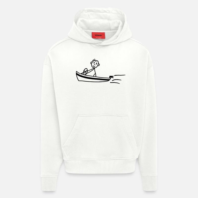 Motorboot - Boot - Hoodie- made by SPREAD  - OFF WHITE