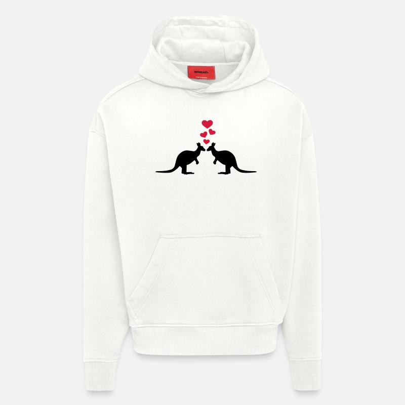 Känguru - Hoodie- made by SPREAD  - OFF WHITE
