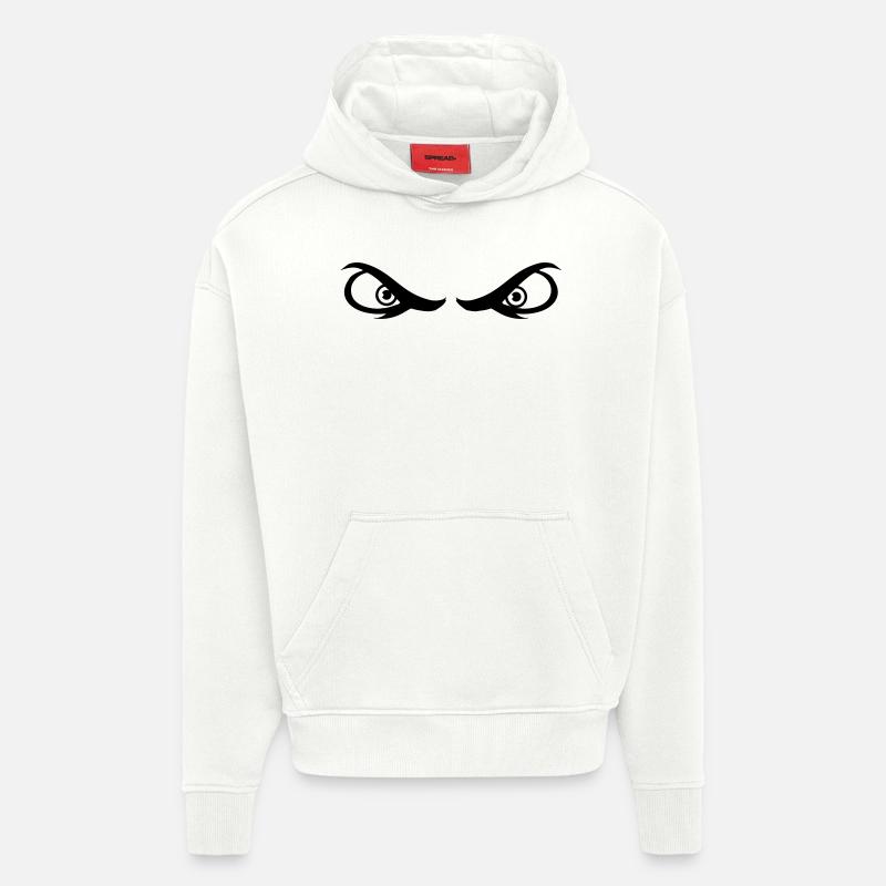 Augen gefährlich - Hoodie- made by SPREAD  - OFF WHITE