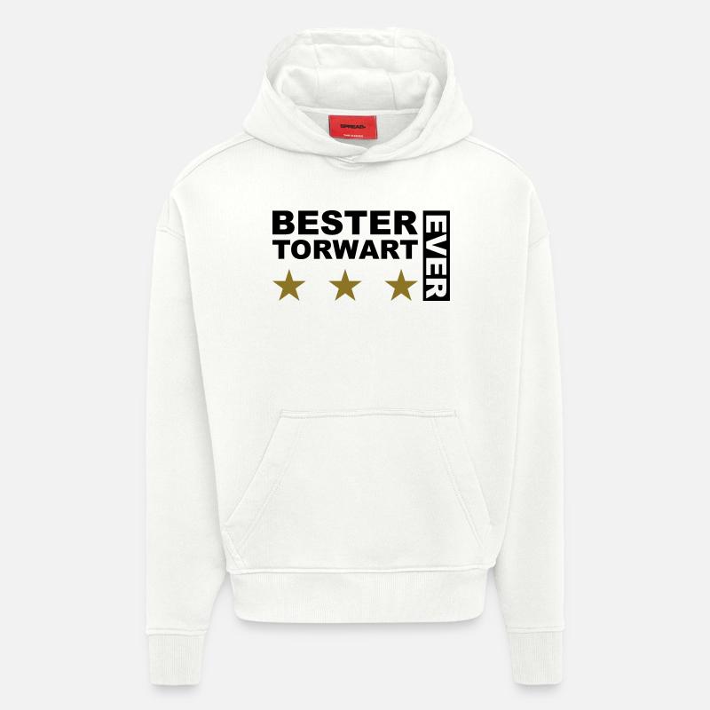Bester Torwart - V2 - Hoodie- made by SPREAD  - OFF WHITE