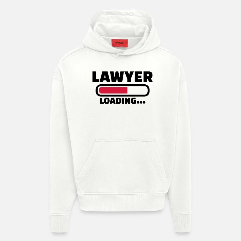 Anwalt - Hoodie- made by SPREAD  - OFF WHITE