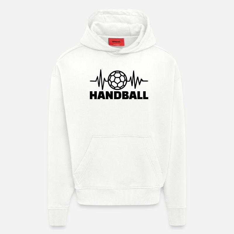 Handball - Hoodie- made by SPREAD  - OFF WHITE