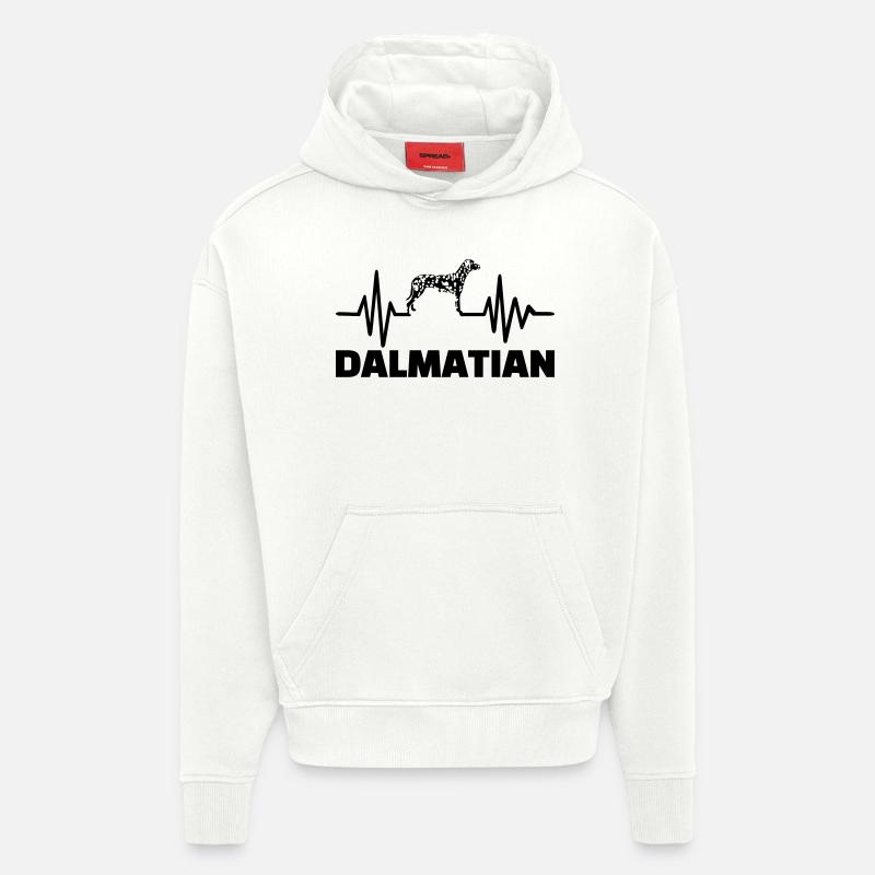 Dalmatiner - Hoodie- made by SPREAD  - OFF WHITE