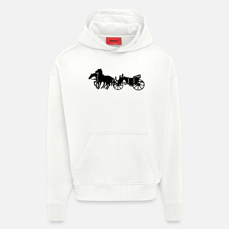 Kutsche - Hoodie- made by SPREAD  - OFF WHITE