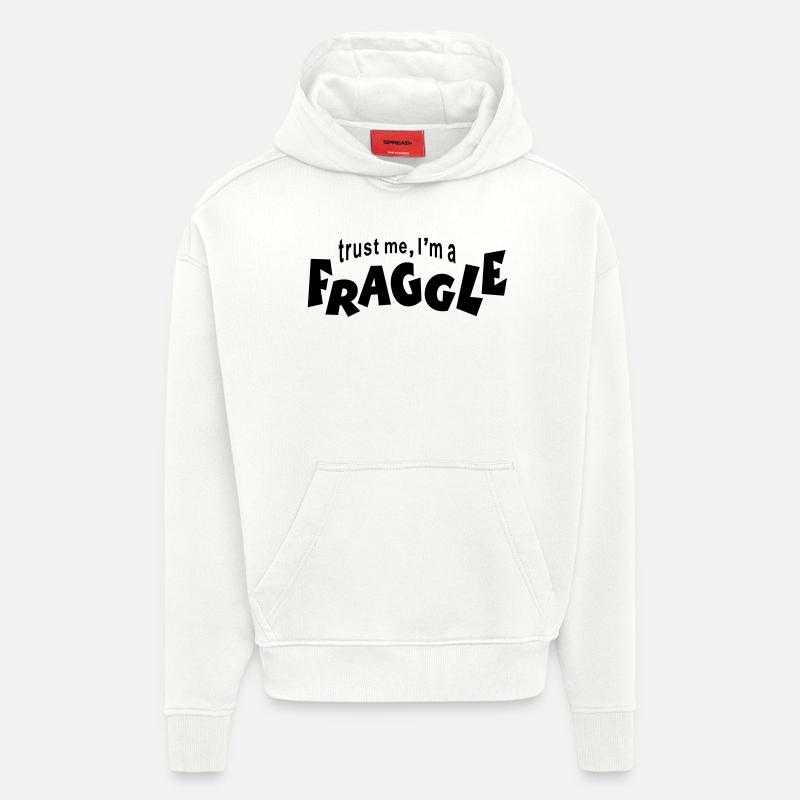 Fraggle - Sweat à capuche bio épais oversize fabriqué en UE - OFF WHITE