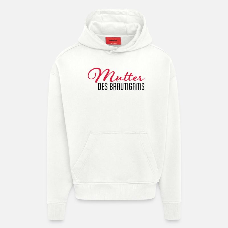 mutter des braeutigams - Hoodie- made by SPREAD  - OFF WHITE