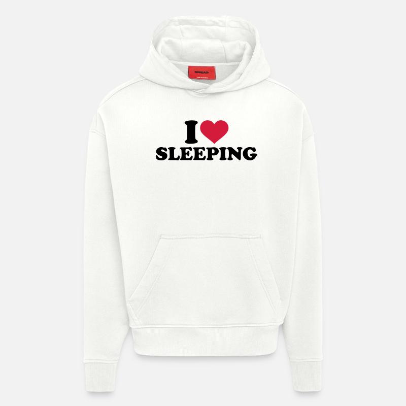 Schlafen - Hoodie- made by SPREAD - OFF WHITE