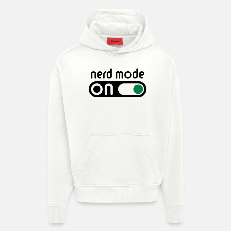 Nerd Mode On (Geek / Computerfreak) - Hoodie- made by SPREAD  - OFF WHITE