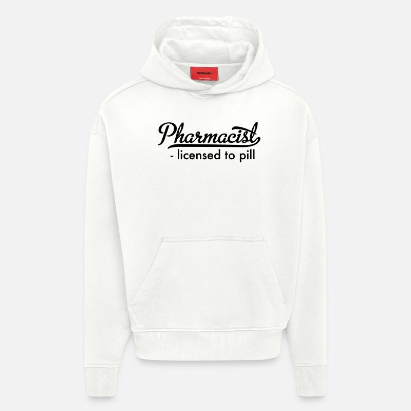 Apotheker - Hoodie- made by SPREAD  - OFF WHITE