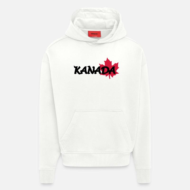Kanada - Hoodie- made by SPREAD  - OFF WHITE