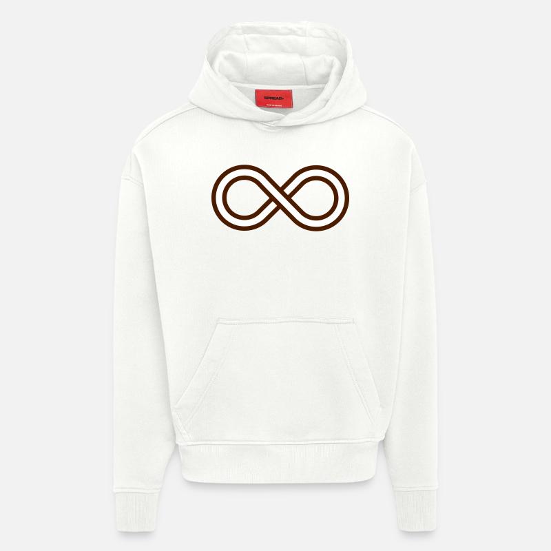Infinity loop - Hoodie- made by SPREAD  - OFF WHITE