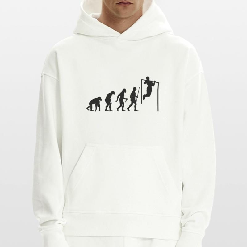 Evolution Pull Up Hoodie- made by SPREAD 