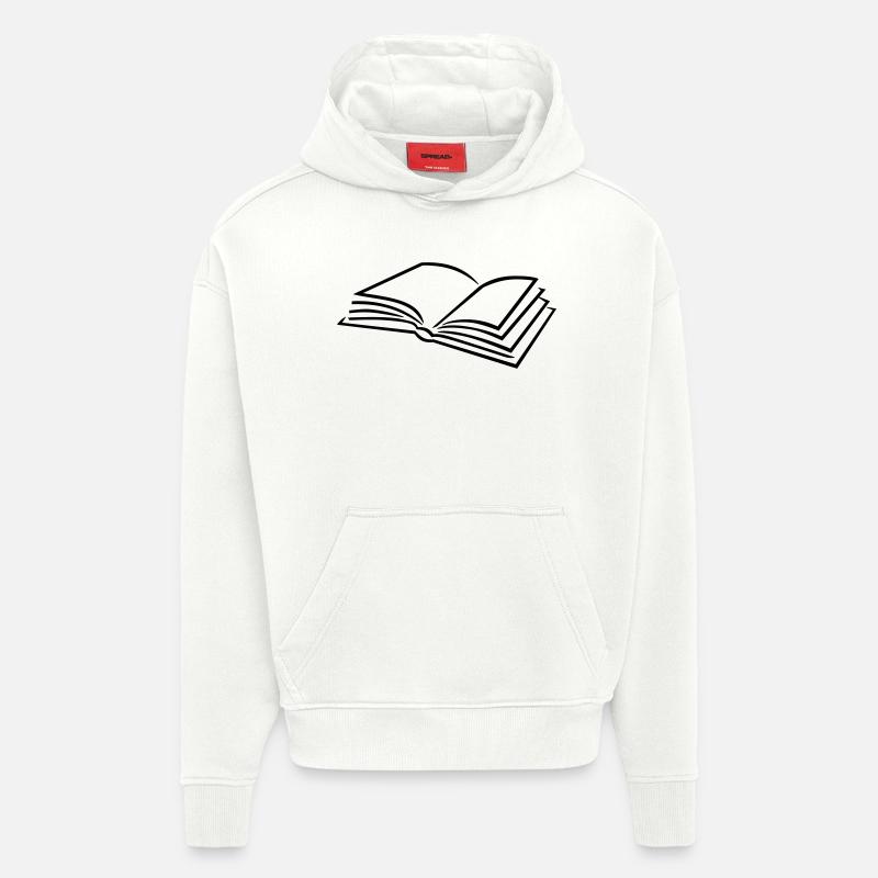 Buch - Hoodie- made by SPREAD  - OFF WHITE