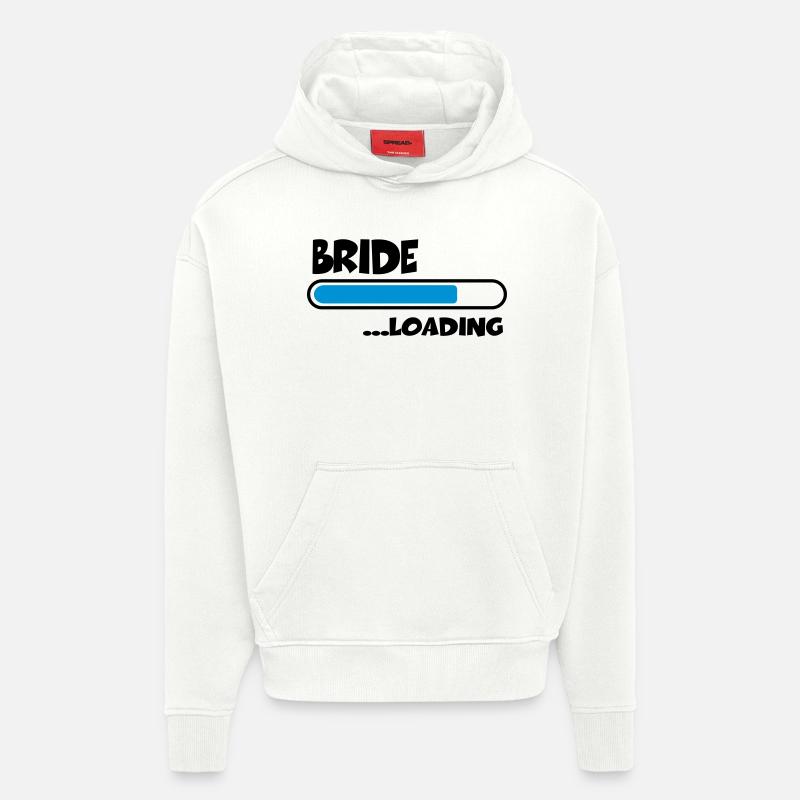 Bride loading - Hoodie- made by SPREAD  - OFF WHITE