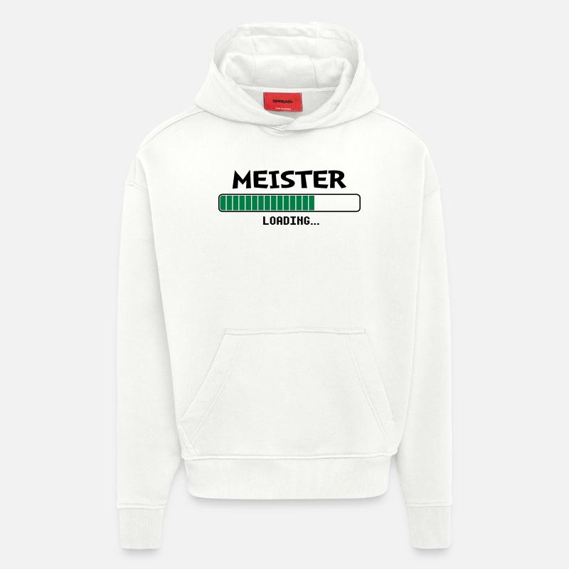 Meister loading... - Hoodie- made by SPREAD  - OFF WHITE