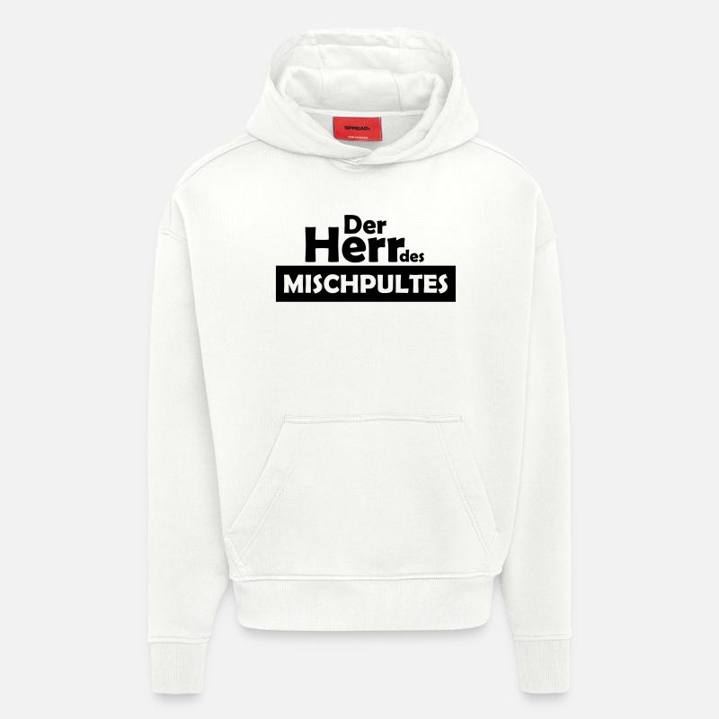 der herr des mischpultes - Hoodie- made by SPREAD  - OFF WHITE