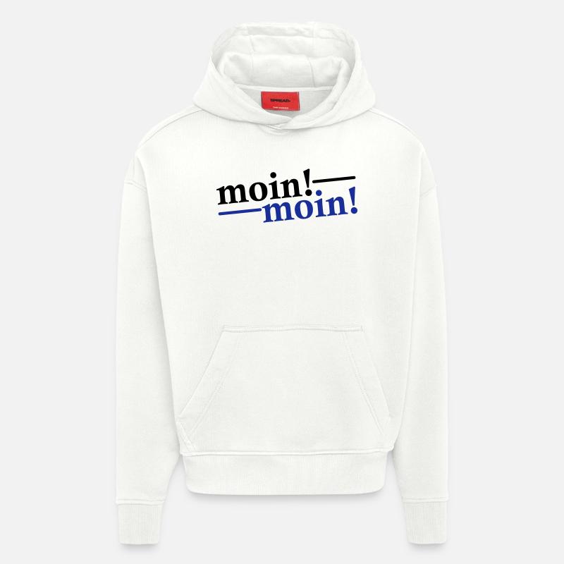 Moin Moin Gruß - Hoodie- made by SPREAD  - OFF WHITE