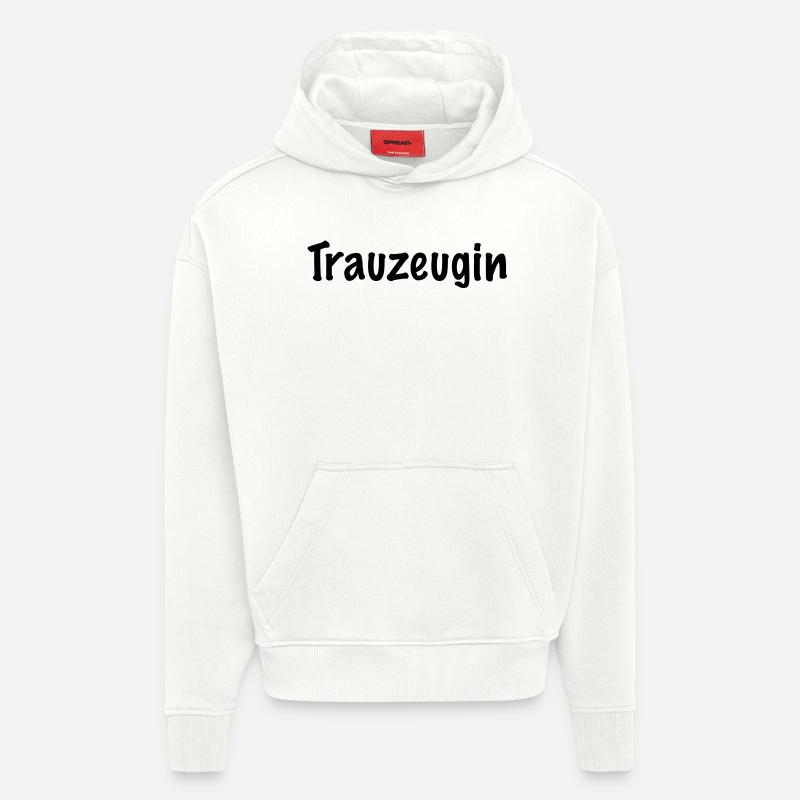trauzeugin - Hoodie- made by SPREAD  - OFF WHITE